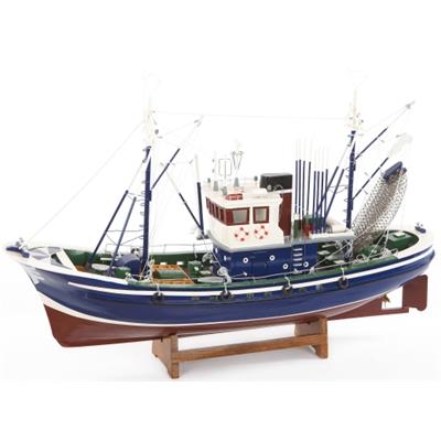 MAQUETA MERLUCERO AZUL L:43 CM.  