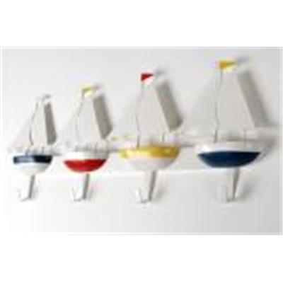 COLGADOR BARCOS 4 GANCHOS                 MEDIDAS 21 X 53 X 3,5 CM