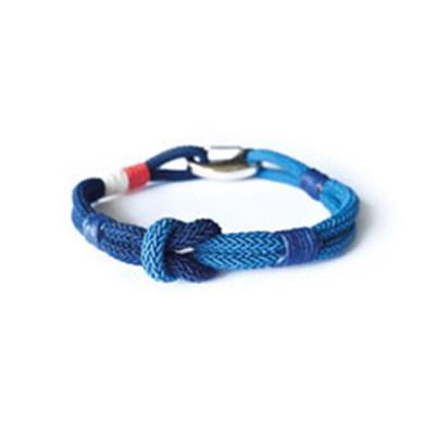 PULSERA NUDO MARINO COLORES DIVERSOS     MARINO, ROJO Y AZUL L:21CM