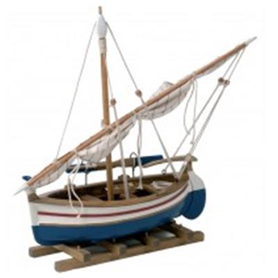 MAQUETA BARCO DE PESCA LLAUD MEDIDAS 30 X 29,5 X 13 CM