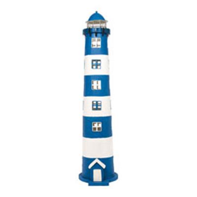 FARO MARINERO DECORATIVO ELECTRIFICADO DE HOJALATA  ALTURA 121 CM