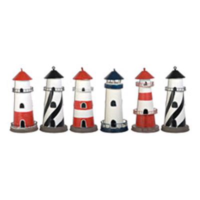 FARO MARINERO DECORATIVO HOJALATA MINI ALTURA: 13 CM