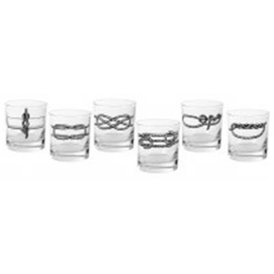 VASO DE NUDOS MARINOS SET DE 6