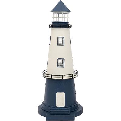 FARO MARINERO DECORATIVO ELECTRIFICADO DIÁMETRO: 13 CM ALTURA: 40 CM