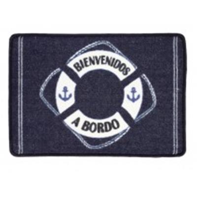 FELPUDO SALVAVIDAS "BIENVENIDO A BORDO" MEDIDAS: 64,5 X 45,5 CM