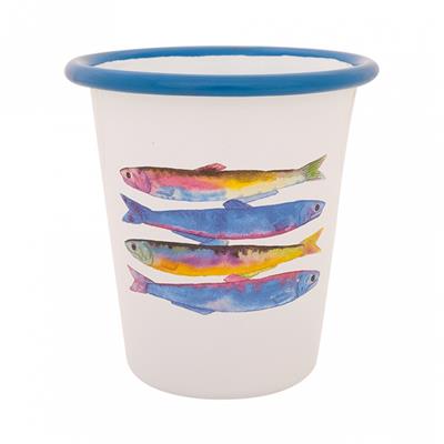 VASO SARDINAS                             Diámetro: 9 cm Altura: 10 cm