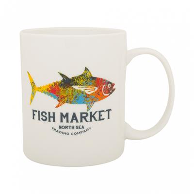 TAZA FISH MARKET                          Diámetro 8 cm. Altura 9,5 cm