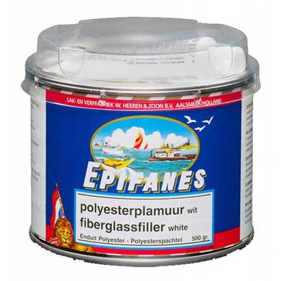 EPIFANES MASILLA POLIESTER 500GR./ EPIFANES FIBERGLASS FILLER WHITE 500GR.