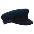 GORRA MARINERA AZUL MARINO DE PAÑO