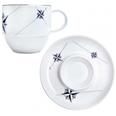 TAZA Y PLATO DESAYUNO NORTHWIND 6 UDS MARINE BUSSINES