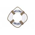 SALVAVIDAS DECORATIVO WELCOME ON BOARD   MEDIDAS: 20 CM DIÁMETRE 