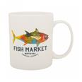 TAZA FISH MARKET                          Diámetro 8 cm. Altura 9,5 cm