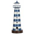 FARO MARINERO DECORATIVO ELECTRIFICADO LÁMPARA. Altura de 25,40 cm.